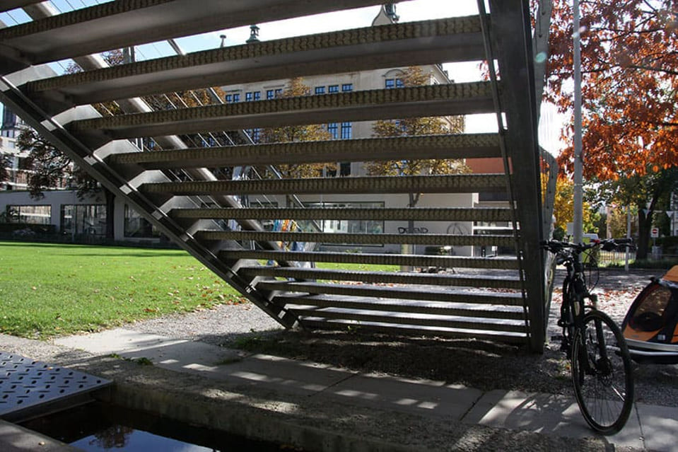 Treppe Schule Dreirosen Basel